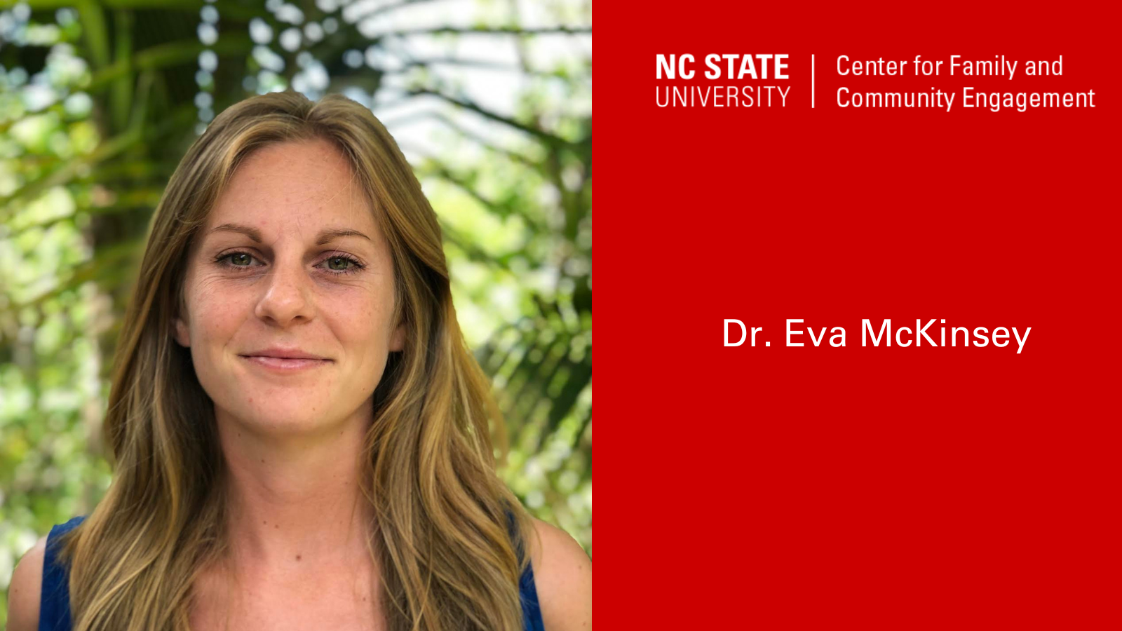 Congratulations, Dr. Eva McKinsey!