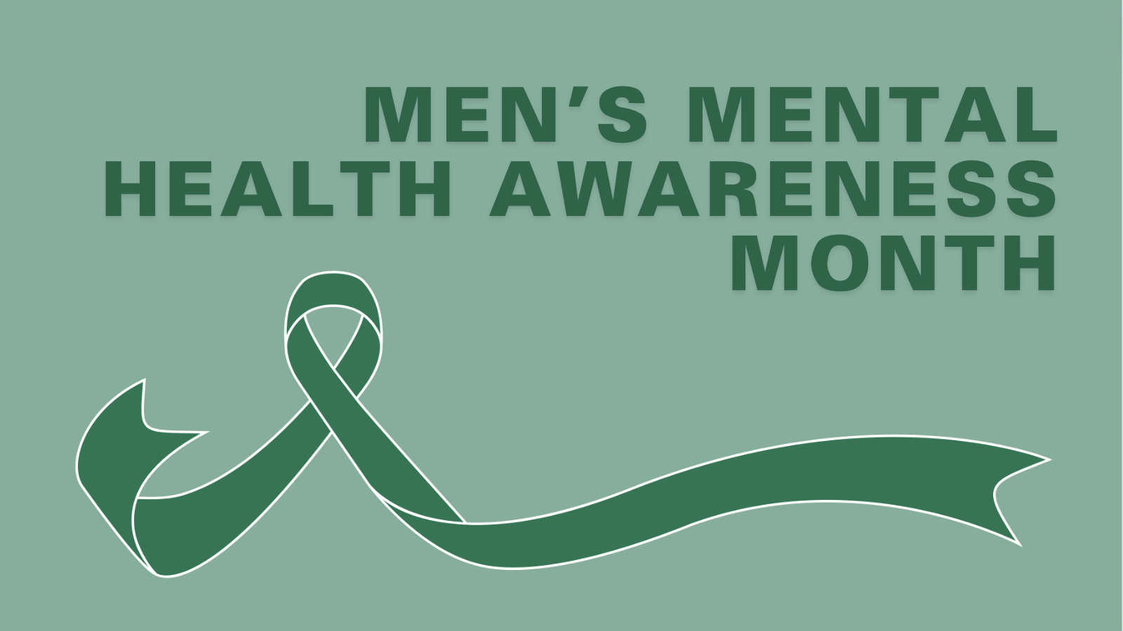 Men's Mental Health Awareness Month